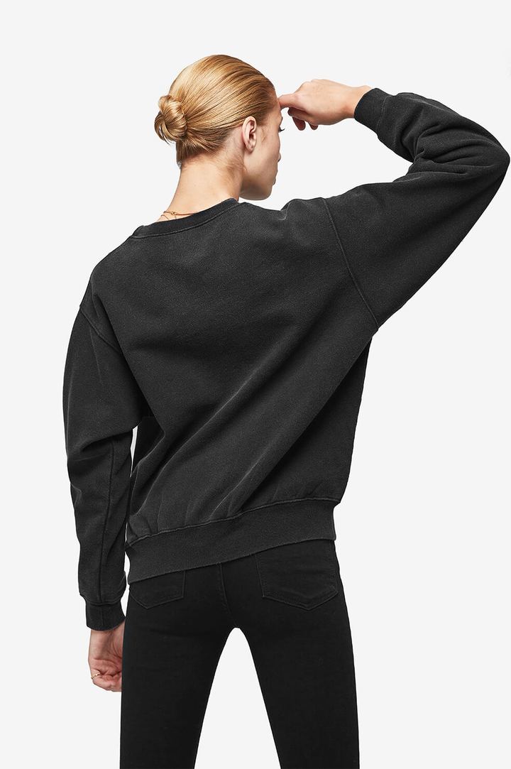 ANINE BING Vintage Bing Graphic Sweatshirt Black Size XS