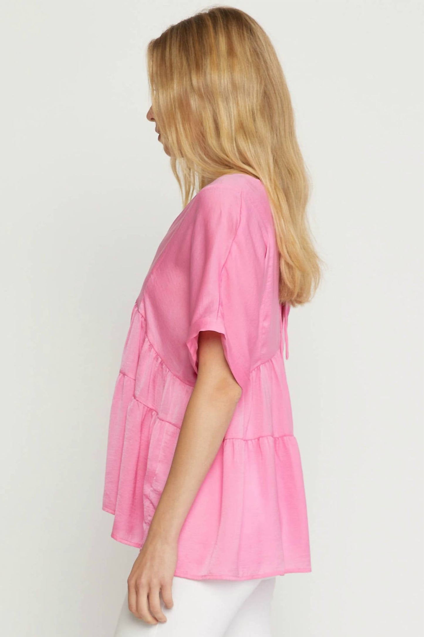 Entro - Double V Tiered Top - Plus