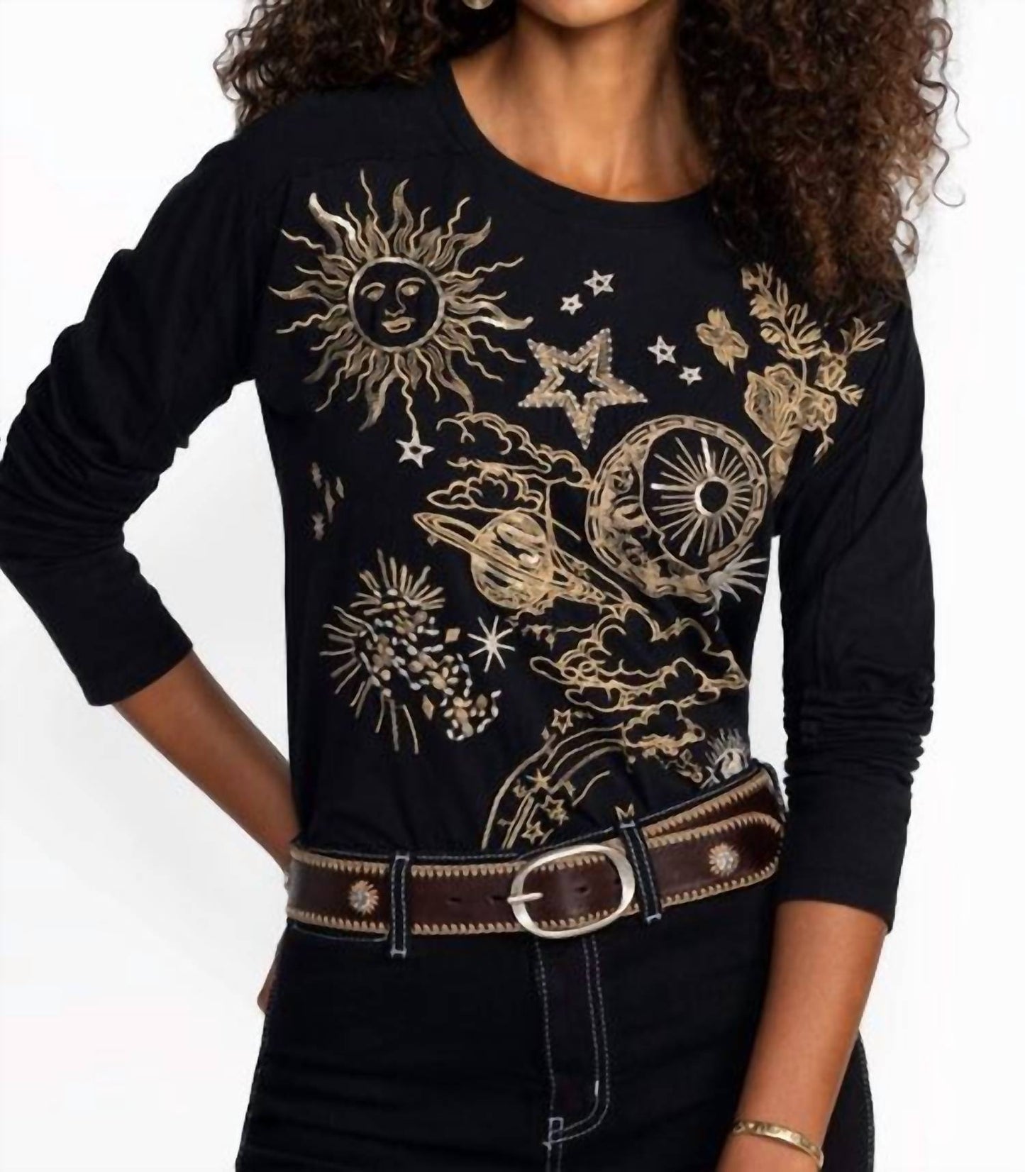 Johnny Was - LONG SLEEVE DOLMAN TEE MIAORA