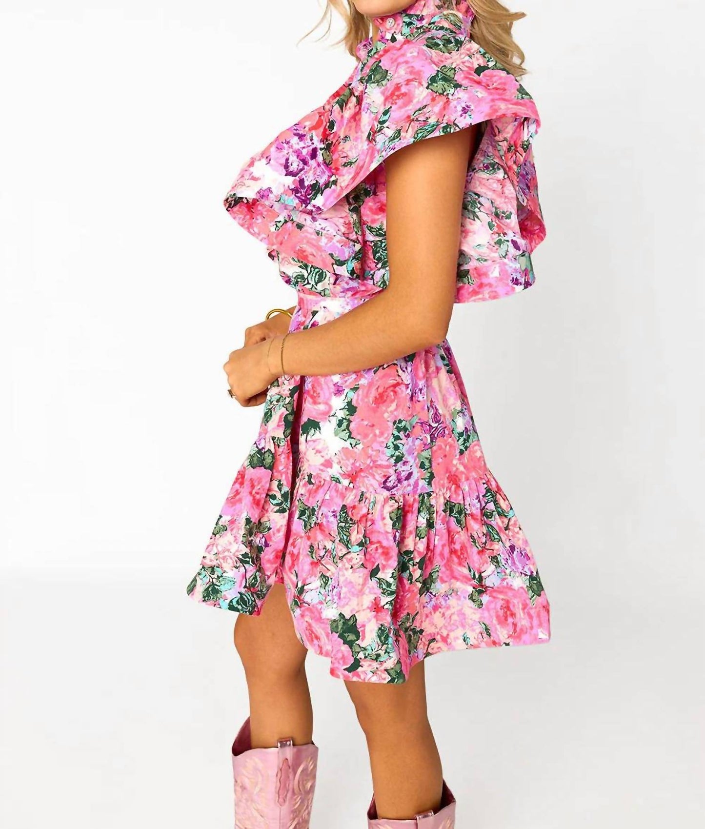Buddylove - Abbey Belted Mini Dress