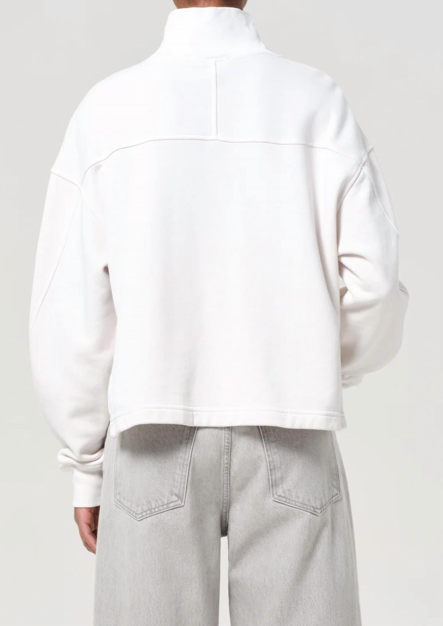 Agolde - Isra Mock Neck Sweatshirt