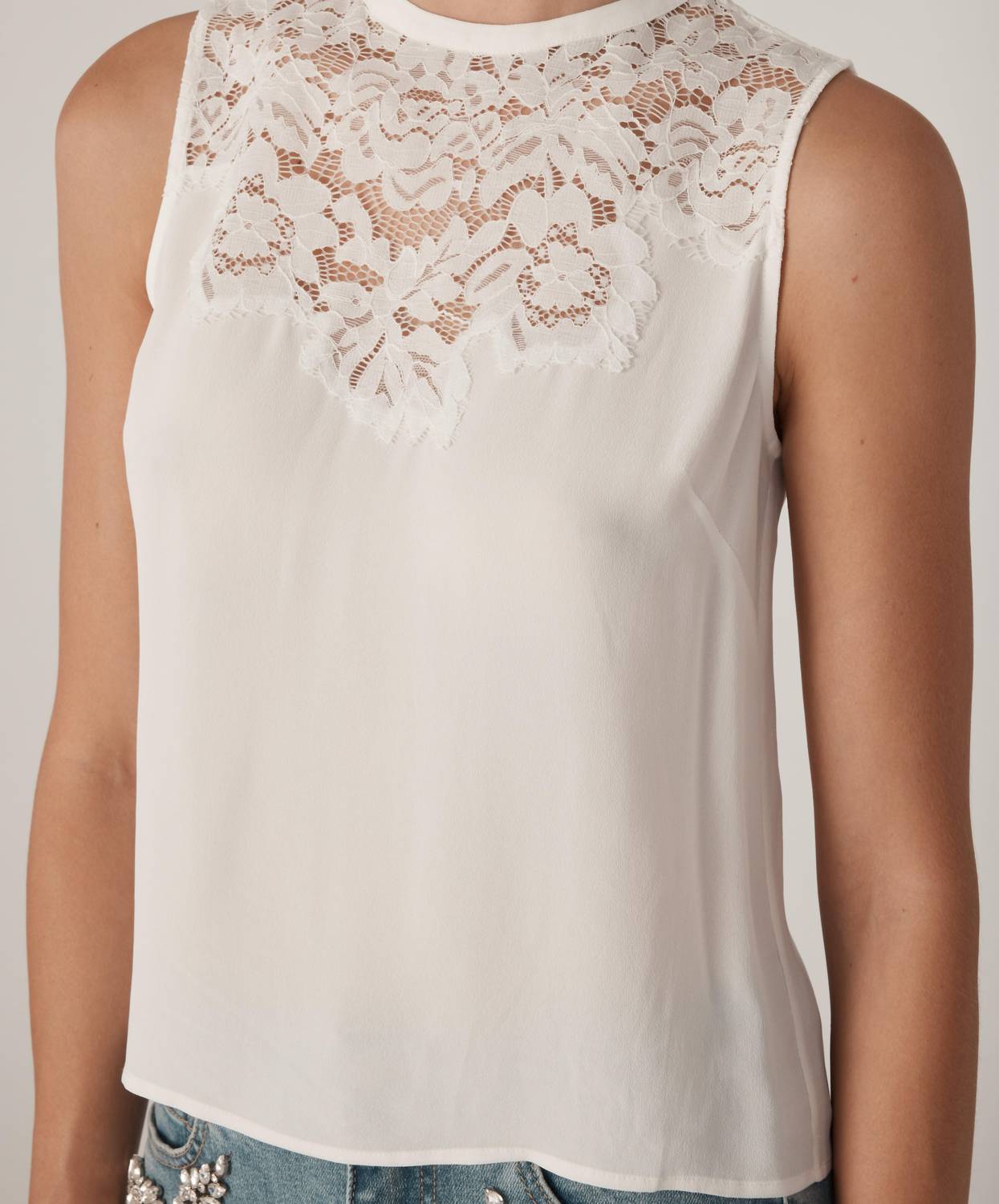 Generation Love - Laurie Lace Combo Tank Top