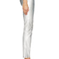 Free People - Oracle Metallic Low-rise Slim Straight Jeans