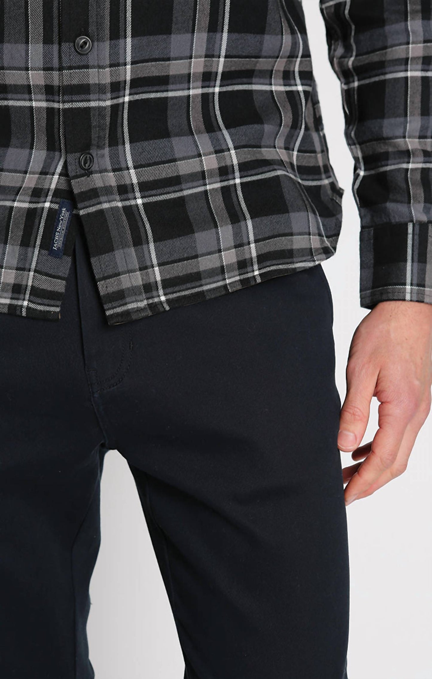 Jachs New York - Manor 6oz Stretch One Pocket Flannel Shirt