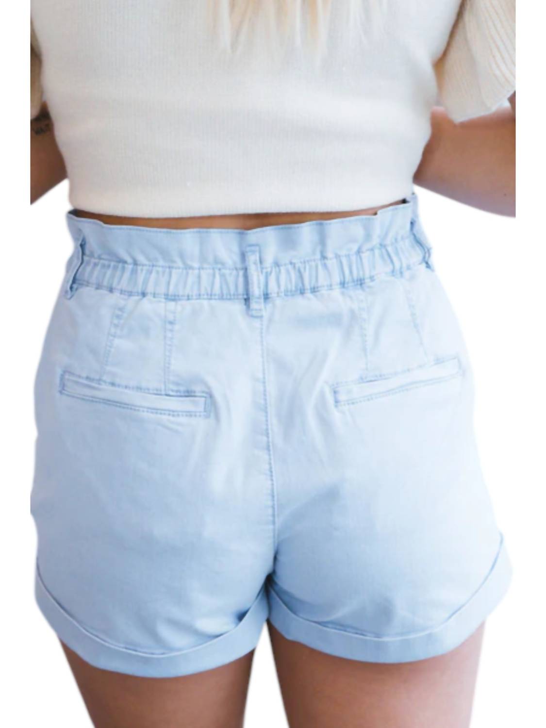 Sanctuary - Elastic Waist Cuffed Short