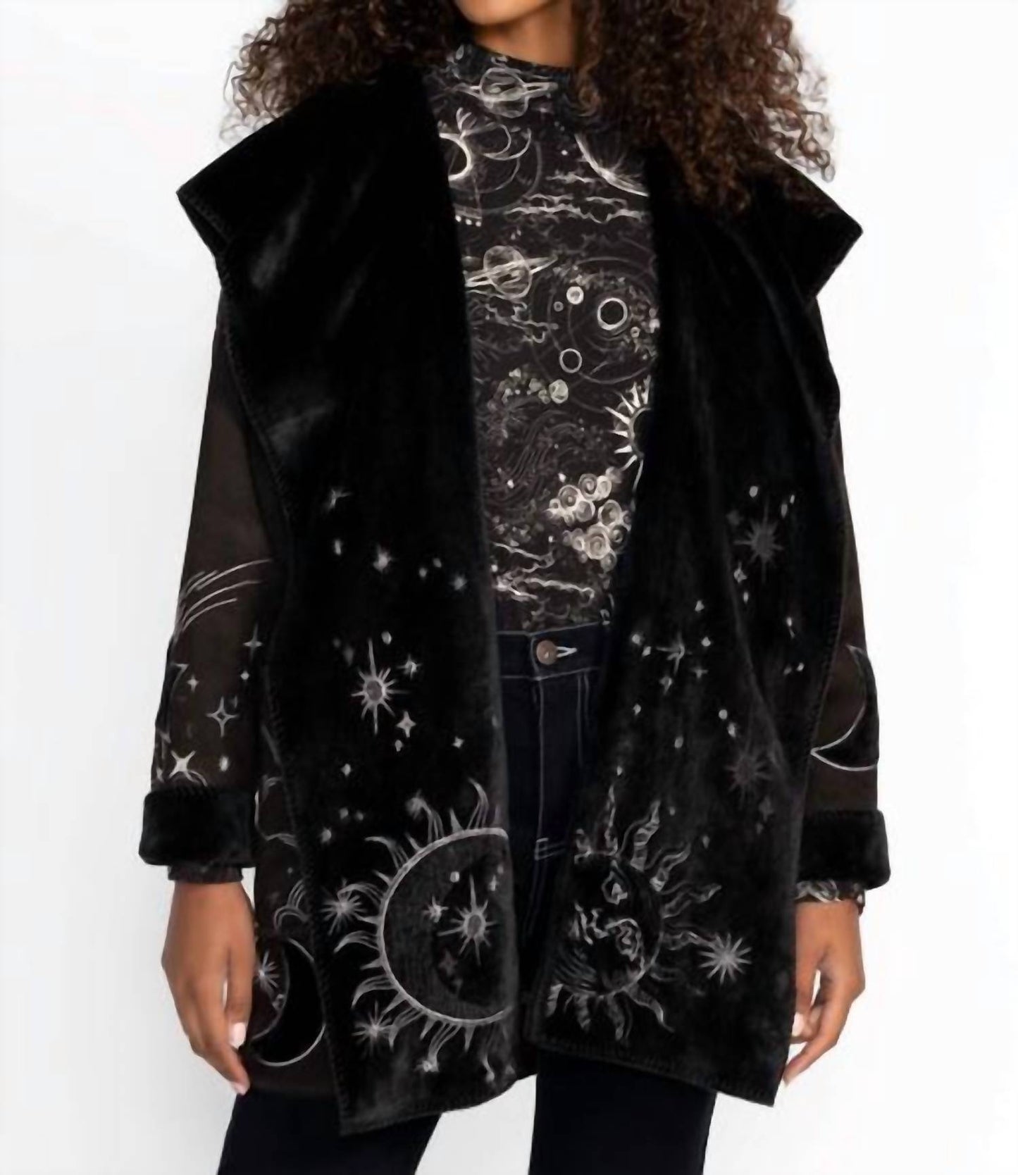 Johnny Was - CHANI SUEDE BACK FUR COAT