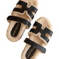 Oasis Society - Women's Alpine Faux Shearling Sandals