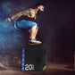 BalanceFrom Fitness 3 in 1 60lb Foam Box Jumping Exercise, Black (Damaged)