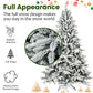 7ft Flocked Christmas Tree with 1514 Tips