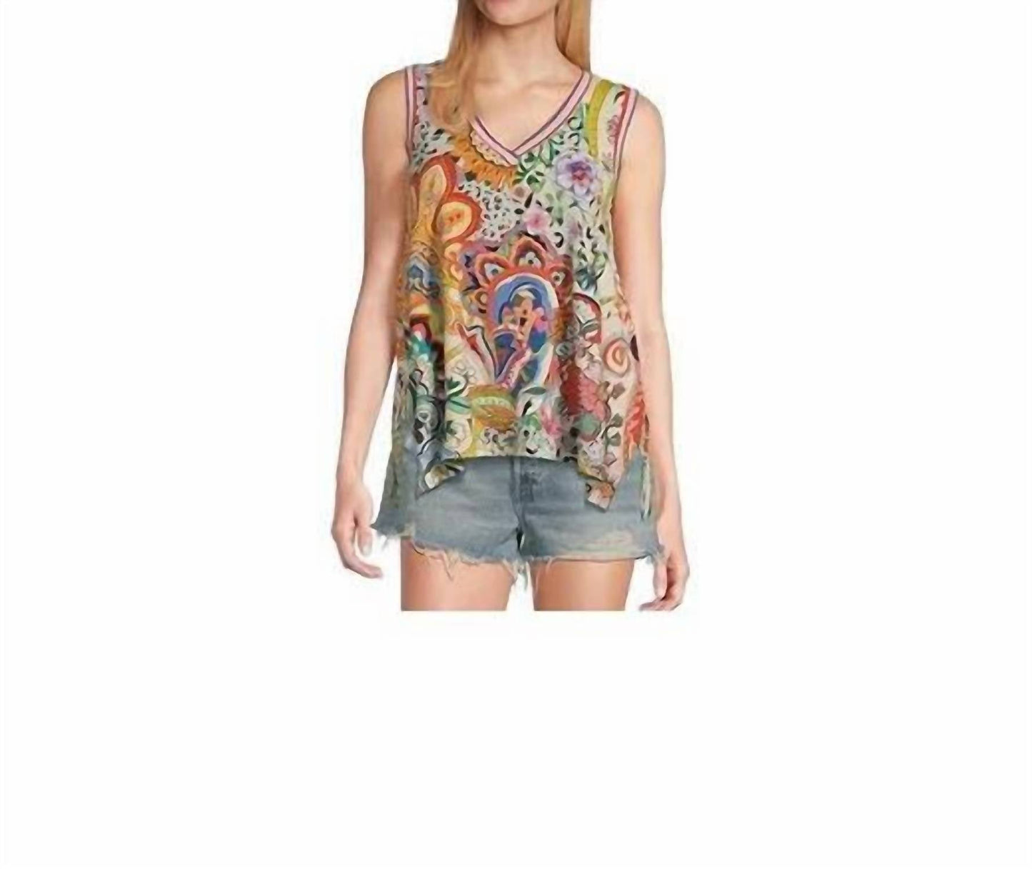 Johnny Was - The Janie Favorite V-neck Tank