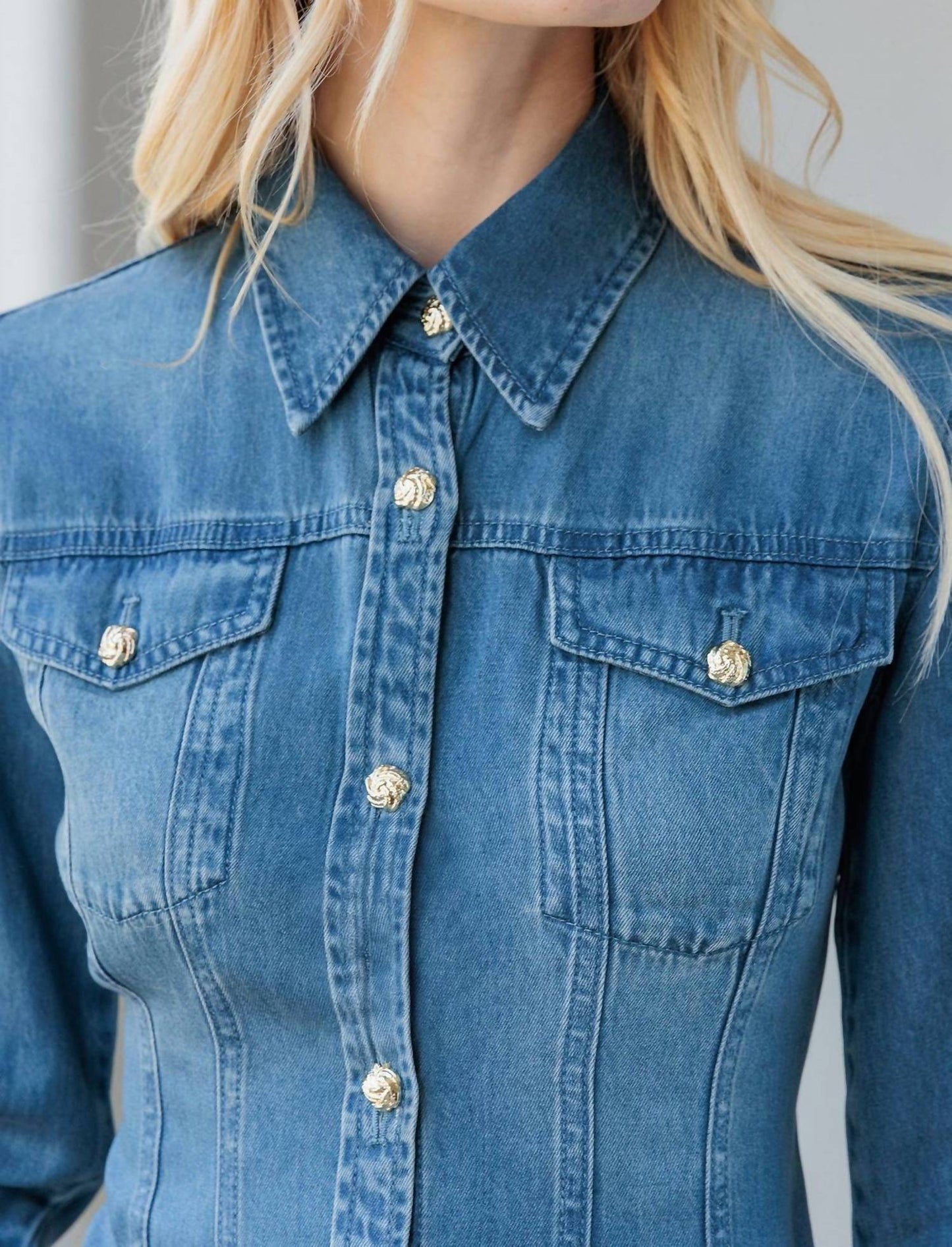 Generation Love - ANTOINETTE DENIM SHIRT