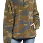Thread & Supply Wubby Fleece Pullover in Camo Allover, Size Medium