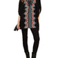 Andree By Unit - Floral Embroidered V-Neck Top