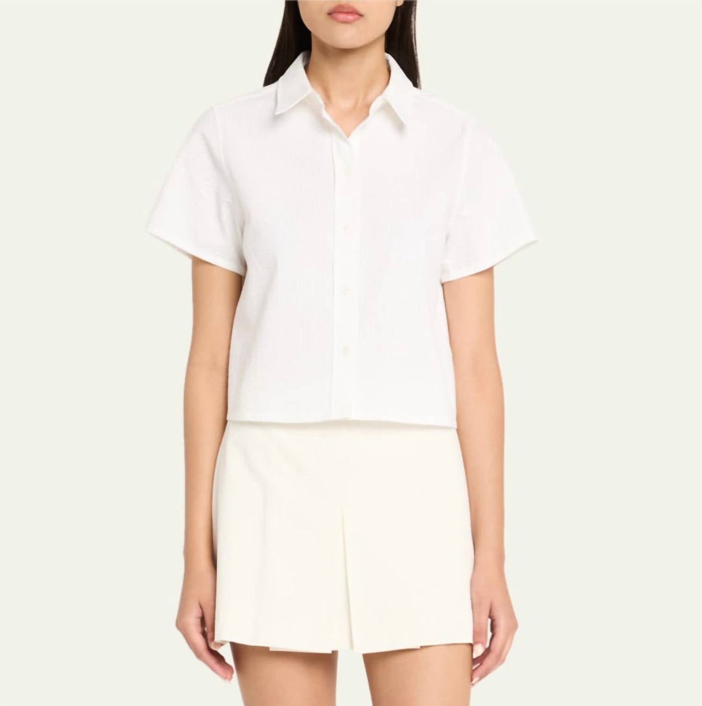 Frame - Women's The Seersucker Top