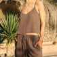 Z Supply - Sabel Cropped Linen Tank