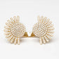 Avenue Chic - Women's Half Sunburst Cuff Ring