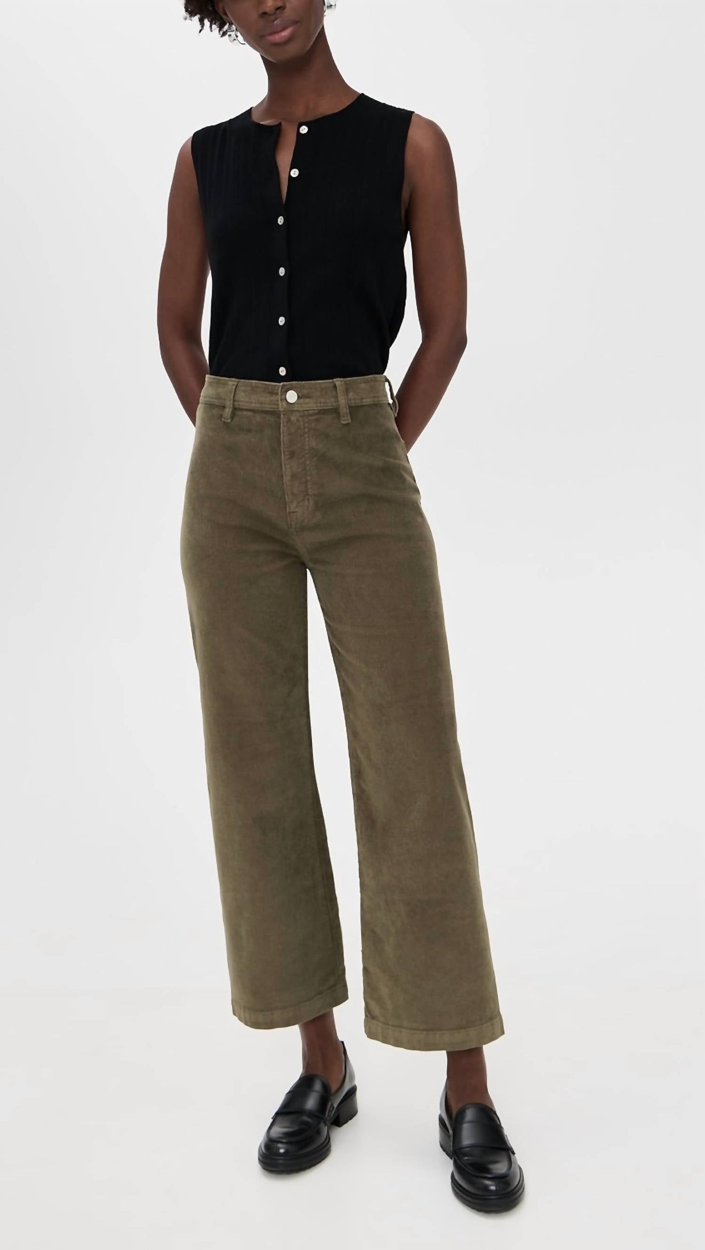 Pistola - Penny Crop Corduroy Pants