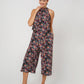 Leota Women's Skyler Cropped In Confetti Floral Jumpsuit Purple