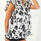 Gigio - V-neck Top With Ruffle Sleeves Top