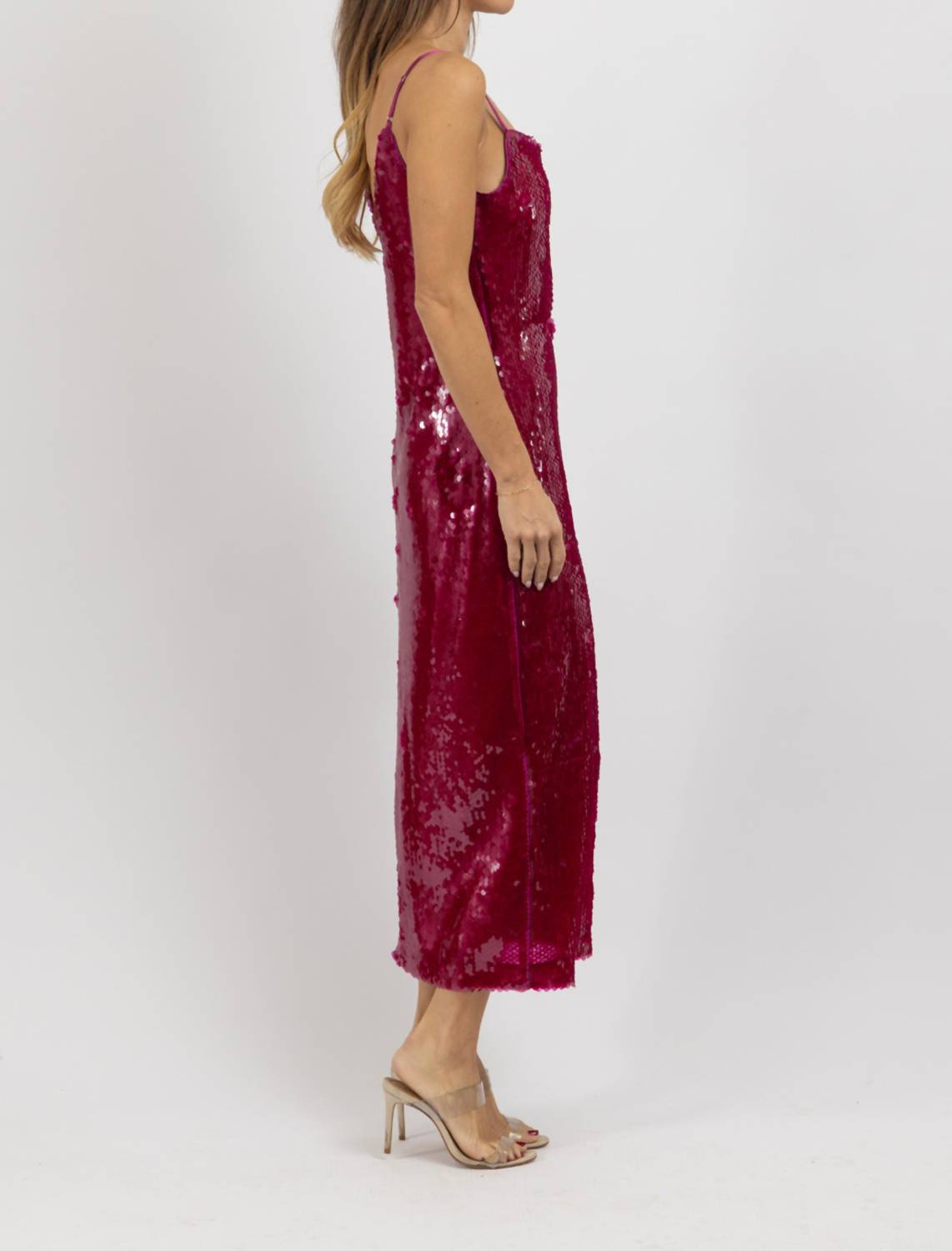 2.7 August Apparel - Cosmo Sequin Midi Dress