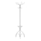 Coat Rack Hall Tree with 12 Hooks and Umbrella Holder