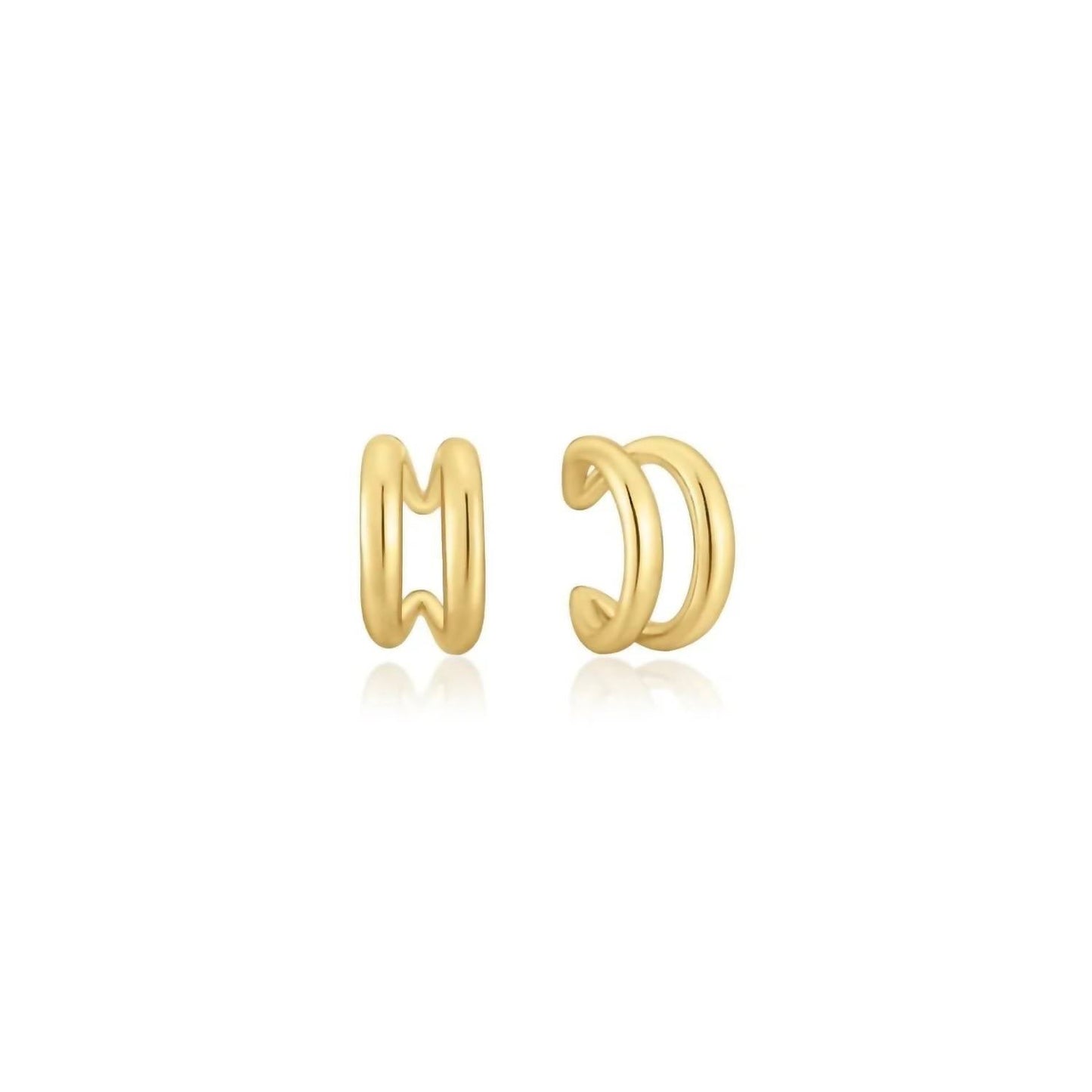 Eklexic - Women's Double Cuff Earrings