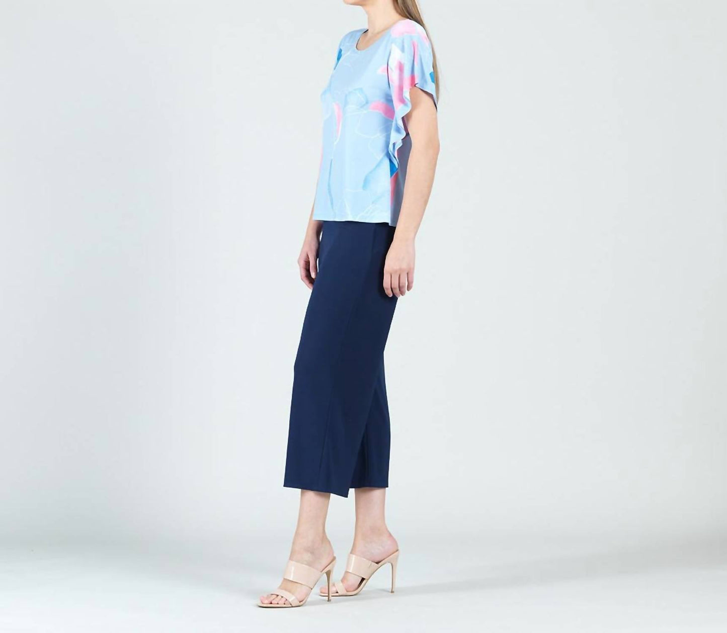 Clara Sunwoo - Ruffled Side Top
