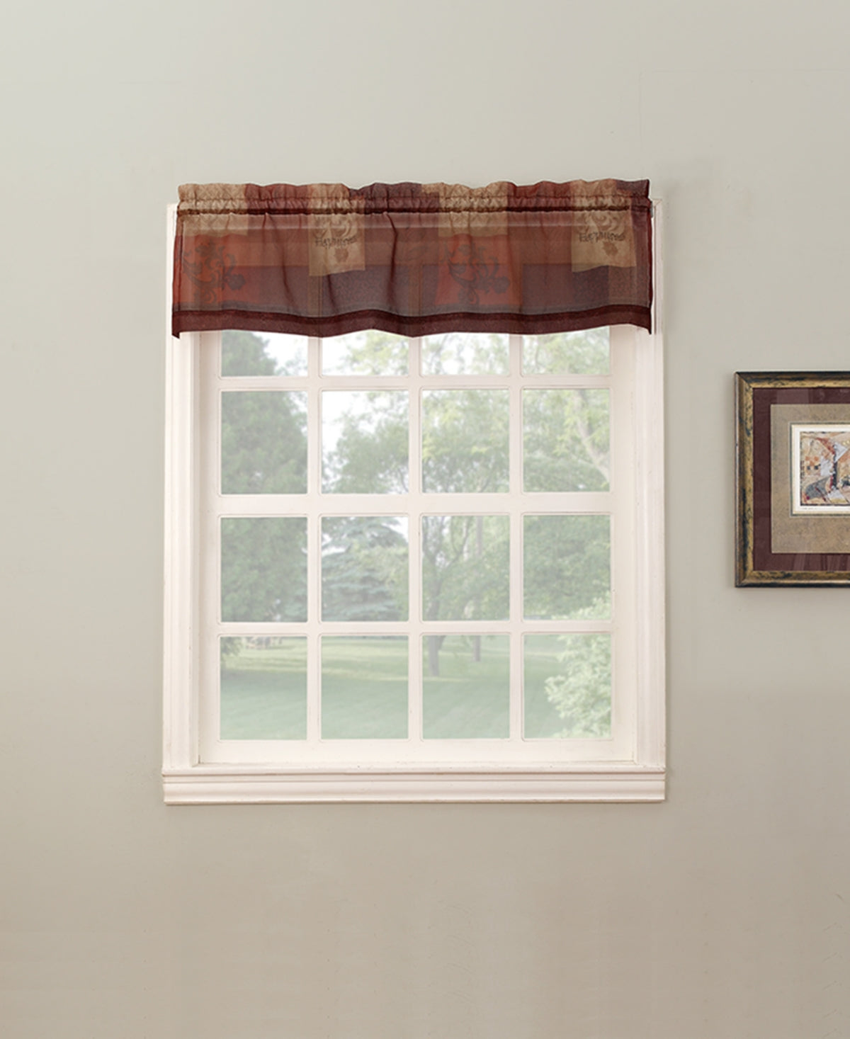 Eden Window Valance Multicolor Size 56 x 14