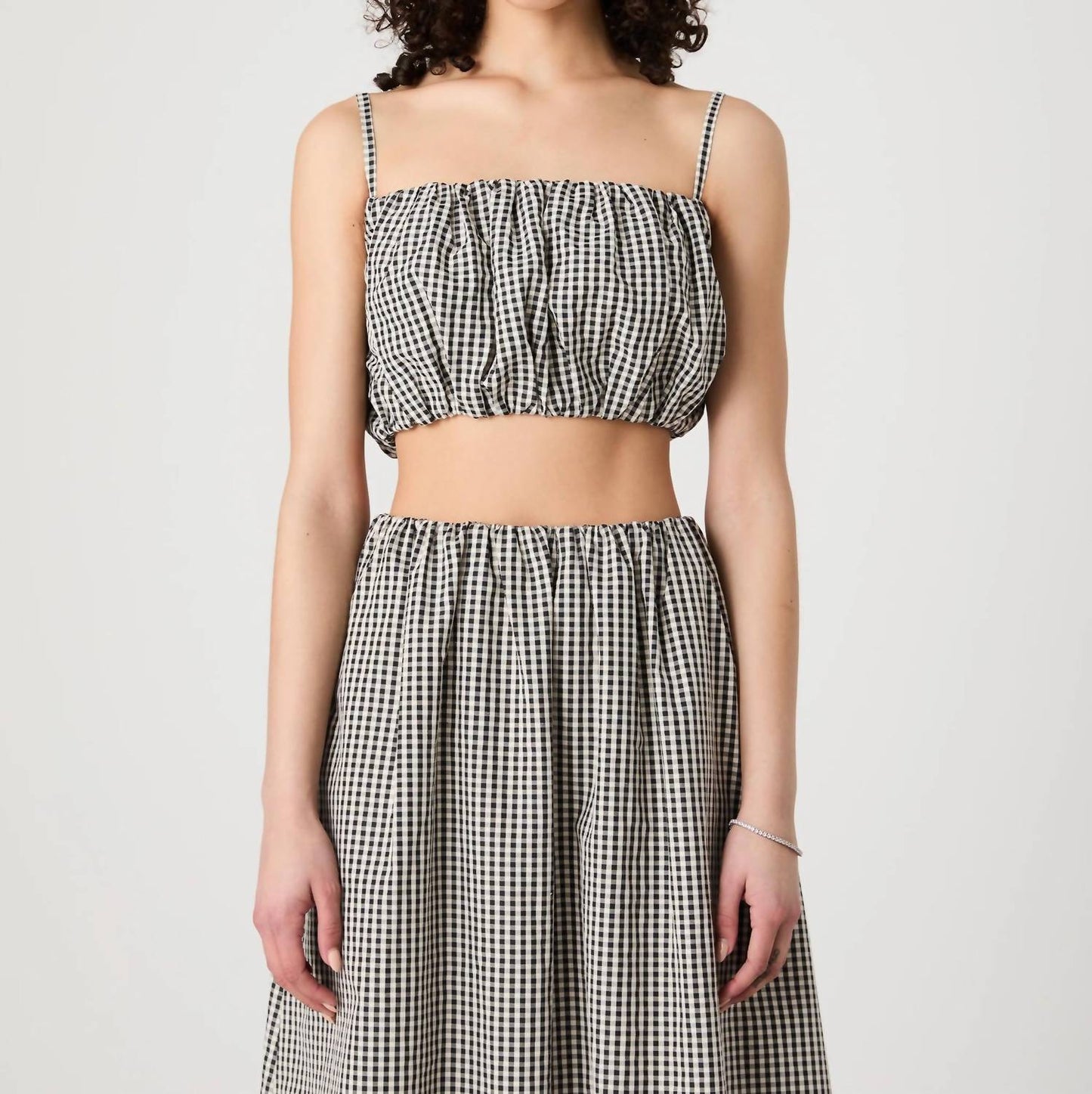 French Connection - Gingham Crop Top