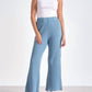 Elan - Drawstring Waffle Flare Pant