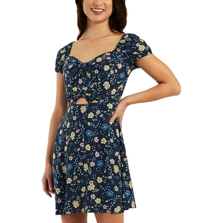 juniors-floral-print-fit-flare-dress