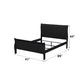 Louis Philippe Sleigh Style Bed