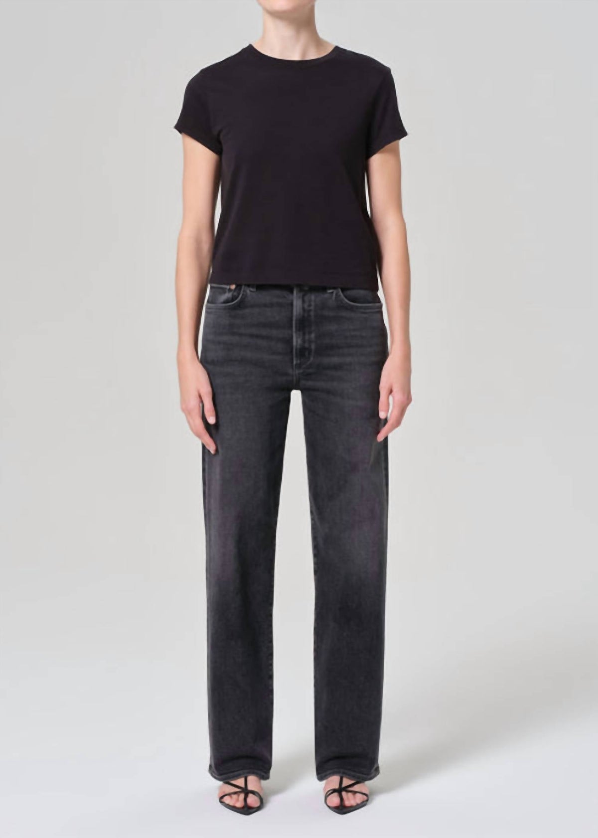 Agolde - Harper Mid Rise Relaxed Straight Jean