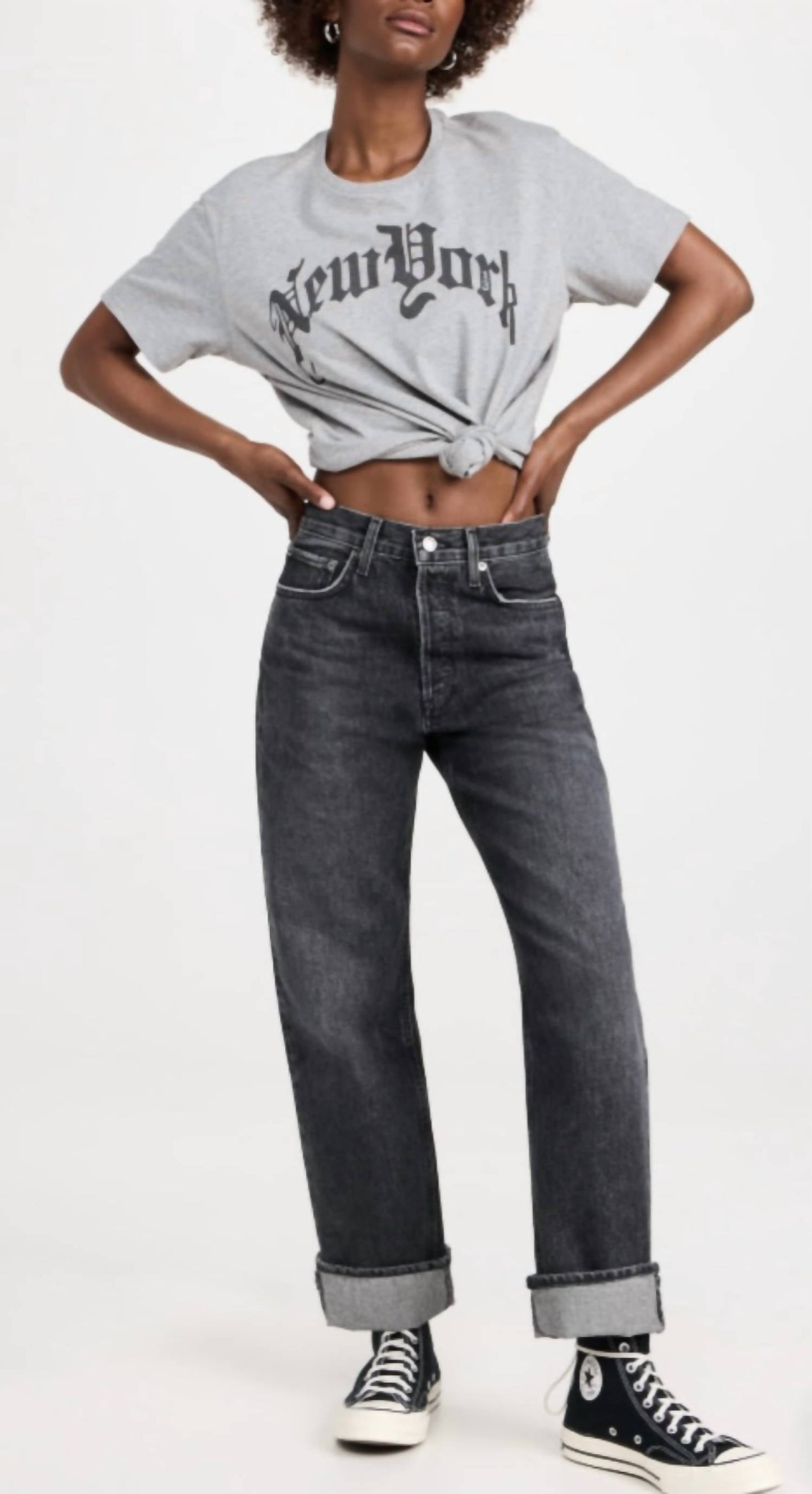 Agolde - Fran Low Hung Straight Jean