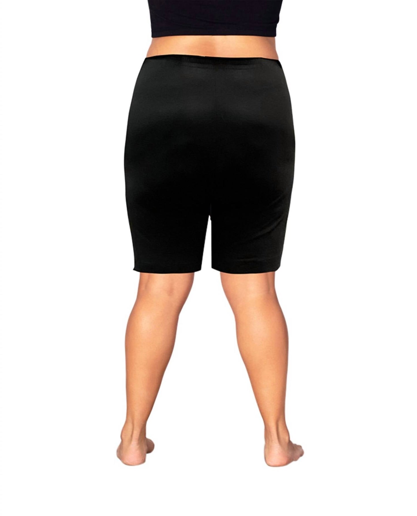 On The Plus Side - Cotton Jersey Shorts - Plus