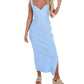 Mable - Open Invitation Ribbed Midi Dress
