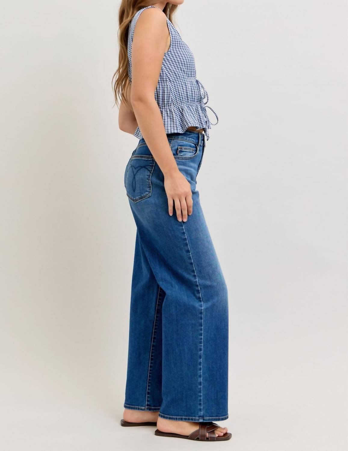 Judy Blue - High Waist Wilhelmena Baggy Fit Jeans
