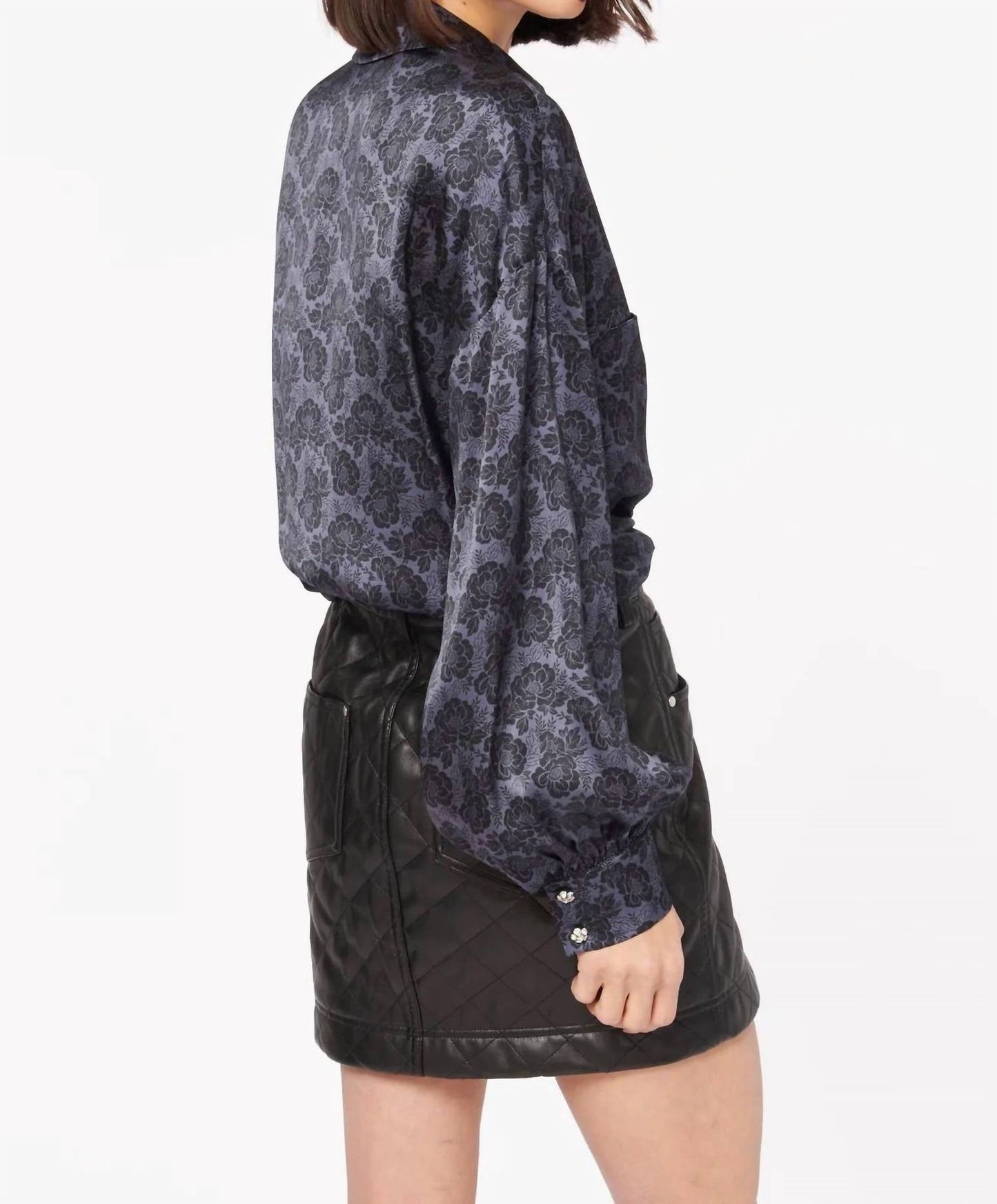 Cami Nyc - Belkis Collared Silk Bodysuit