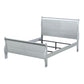 Louis Philippe Platinum Finish Twin Bed