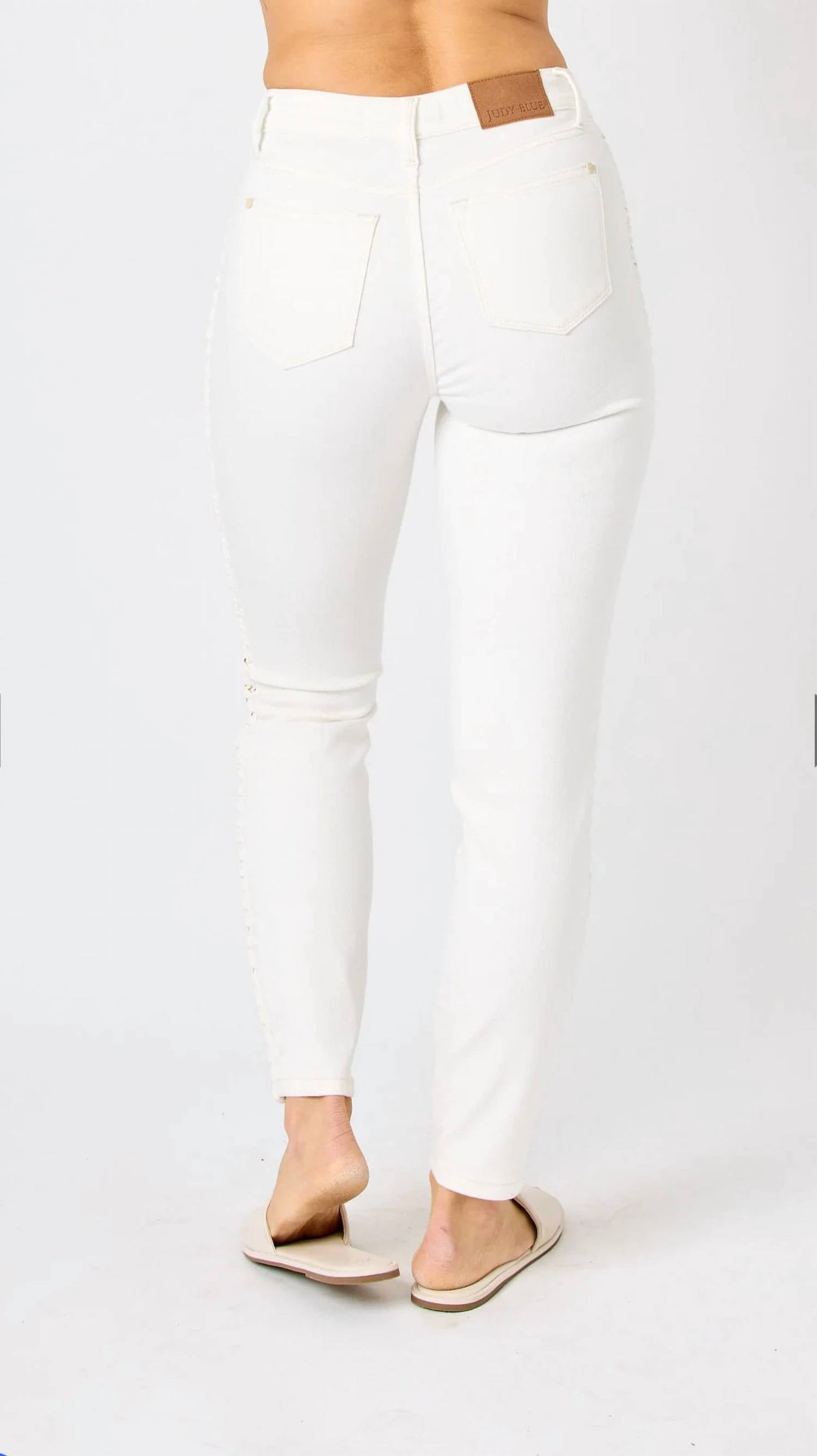 Judy Blue - Braided Side Jeans