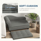 PawHut Pet Sofa Dog Couch Gray