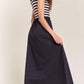 In The Beginning - Sleeveless Mock-neck Maxi Dress