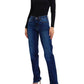 Judy Blue - Selena Mid Rise Straight Leg Jeans With Fray Hem