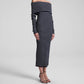 A.L.C. - Evelyn Merino Off Duf Shoulder Midi Dress