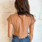 Adeline - Mini Waffle Short Sleeve Top