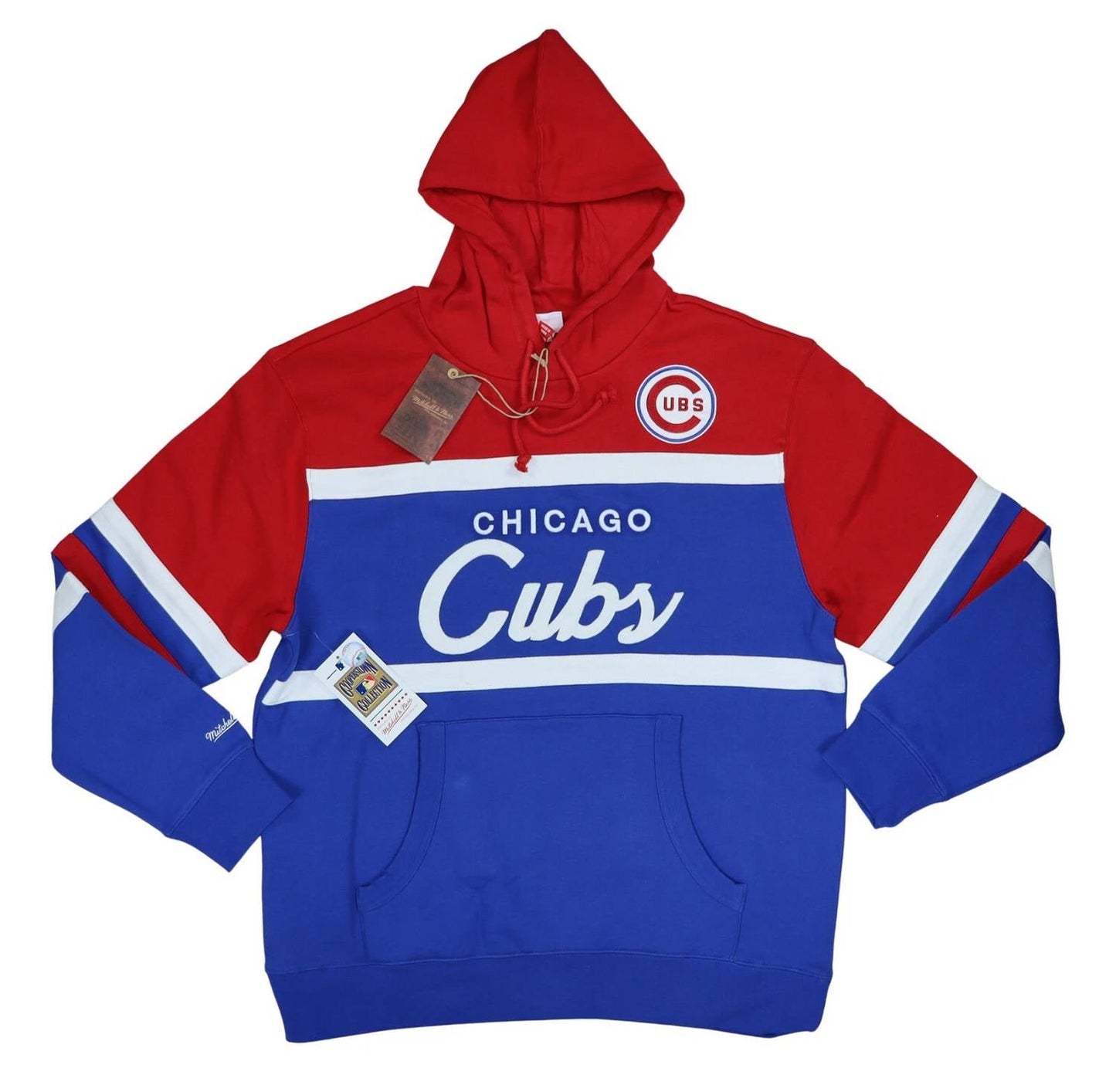 Mitchell & Ness - Men's Cooperstown Collection Chicago Cubs Sweatshirt Hoodie