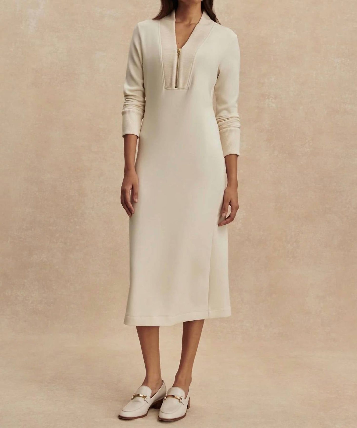 Varley - Bree 1/2 Zip Midi Dress