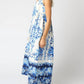 Olivaceous - Azure Bloom Maxi Dress