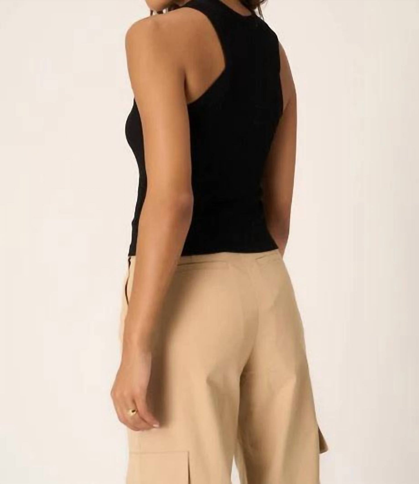 Project Social T - Player Fitted Racerback Rib Tank