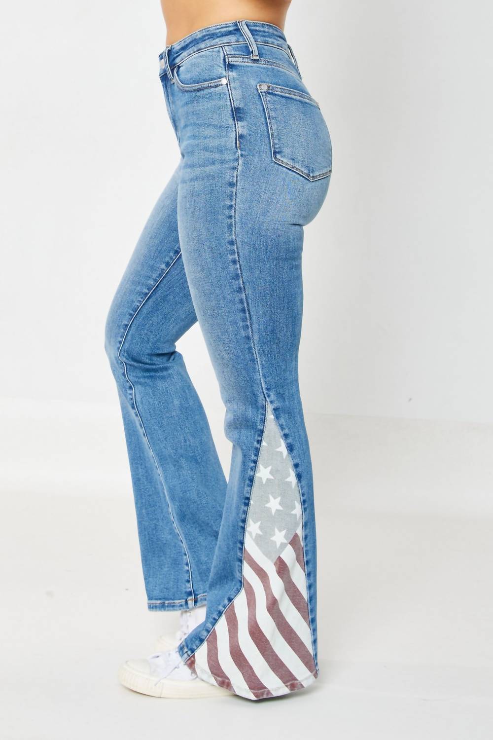 Judy Blue - AMERICANA FLAG FLARE JEANS